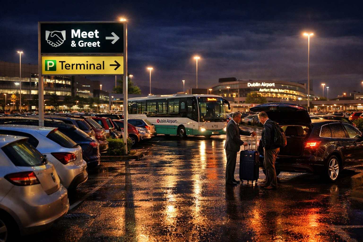 Dublin Airport parking for late night flights
